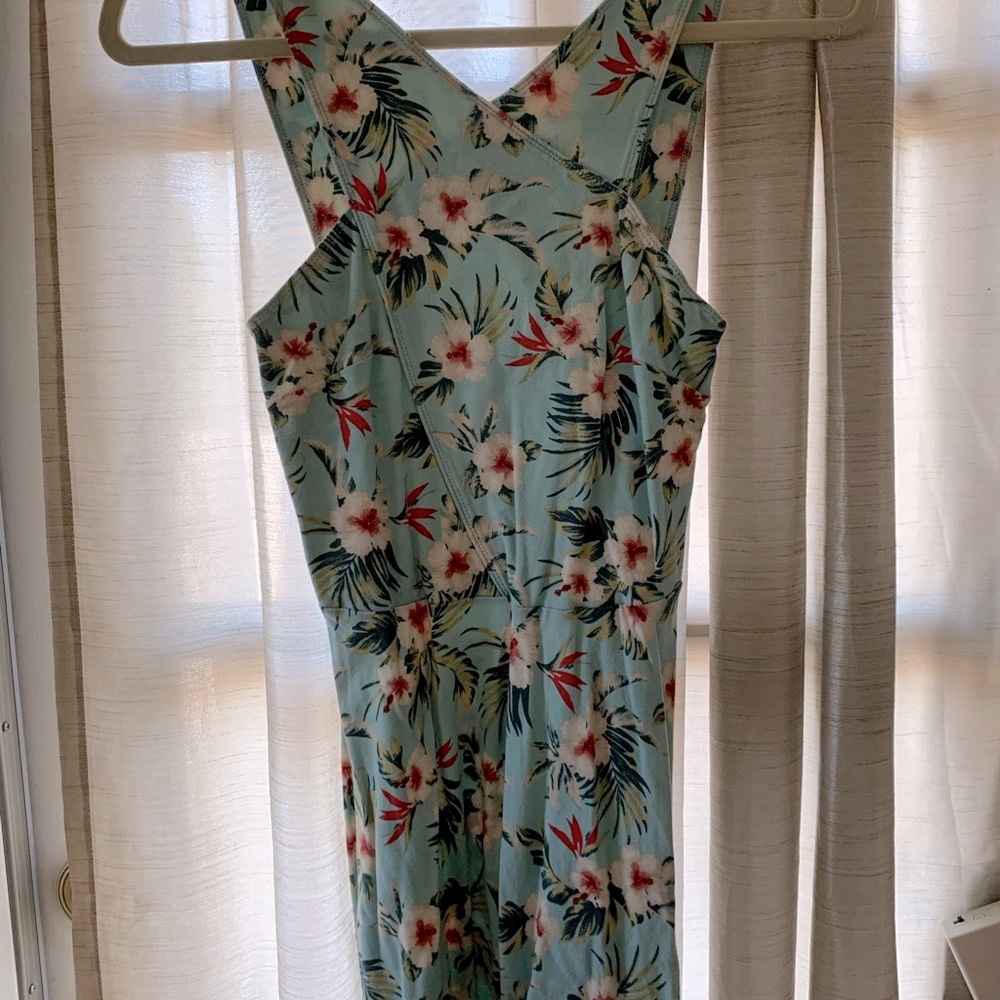 Cotton floral print dress